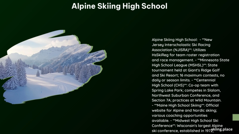 Alpine Skiing High School