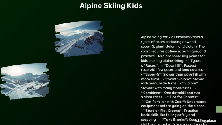 Alpine Skiing Kids