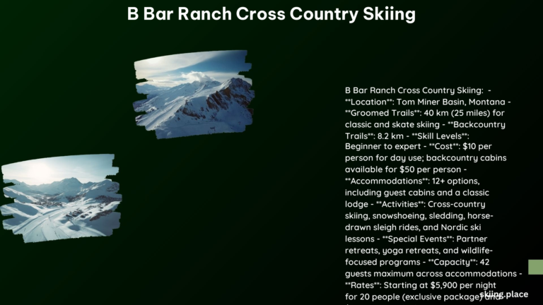 B Bar Ranch Cross Country Skiing