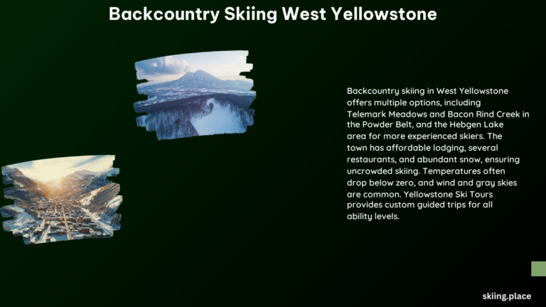 Backcountry Skiing West Yellowstone