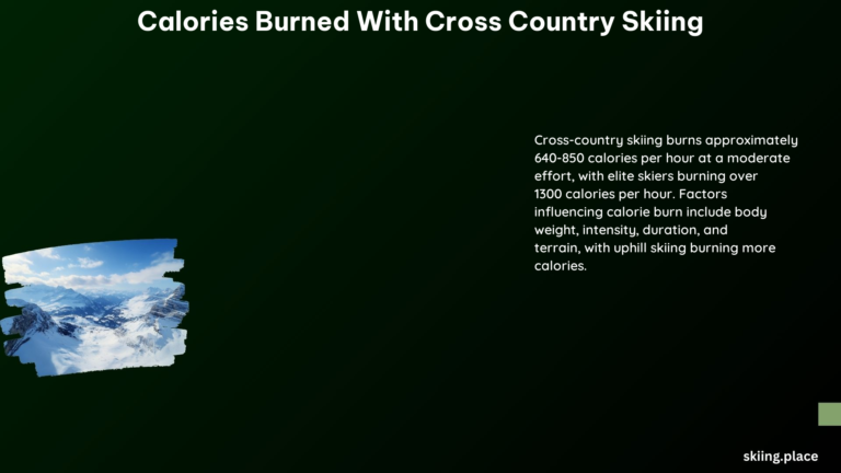 Calories Burned With Cross Country Skiing