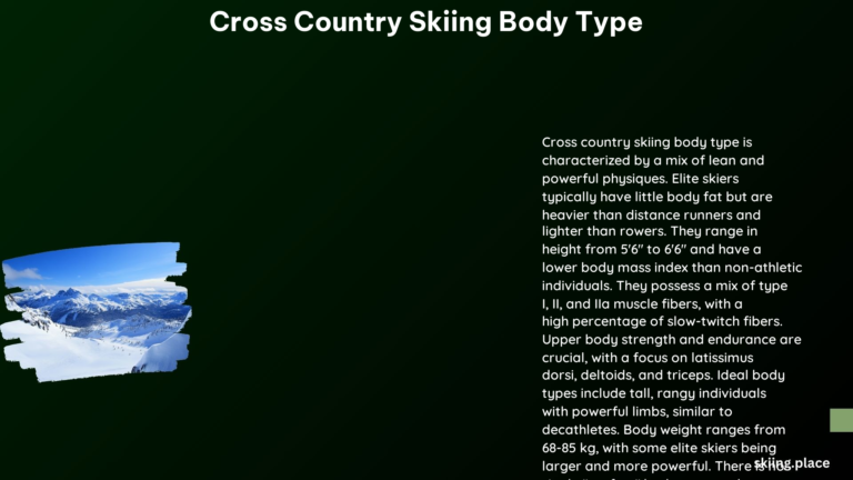 Cross Country Skiing Body Type