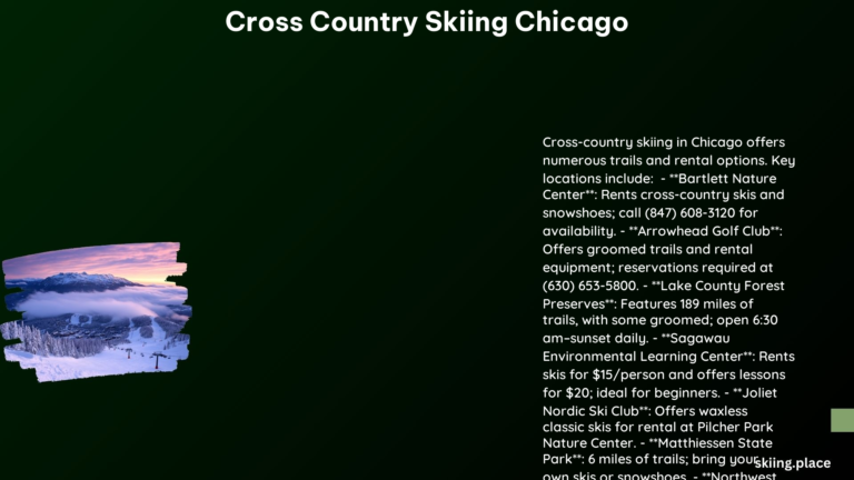 Cross Country Skiing Chicago