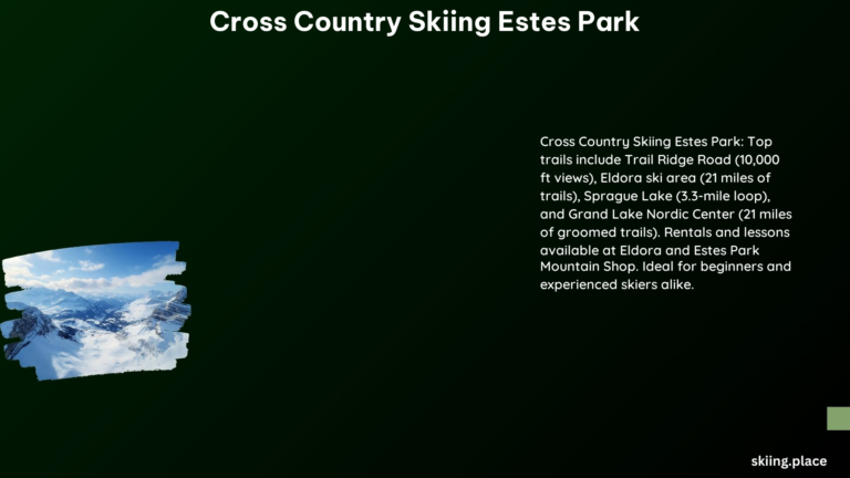 Cross Country Skiing Estes Park