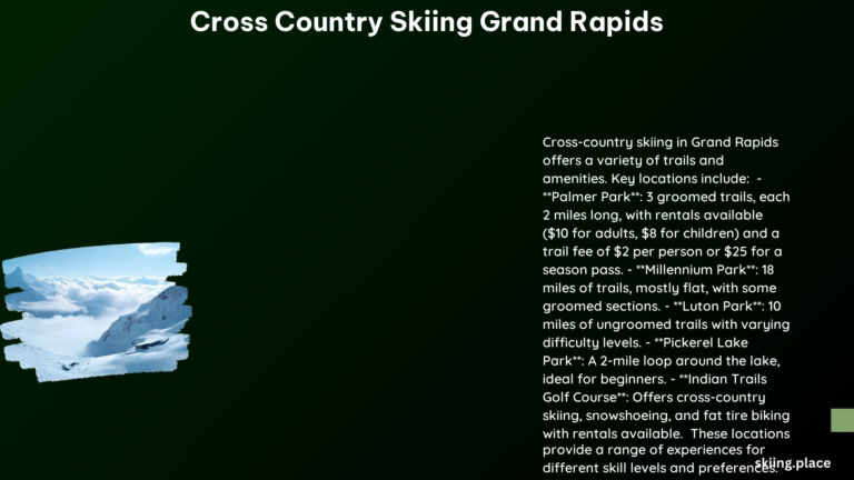 Cross Country Skiing Grand Rapids