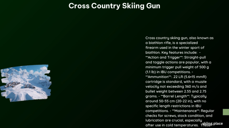 Cross Country Skiing Gun