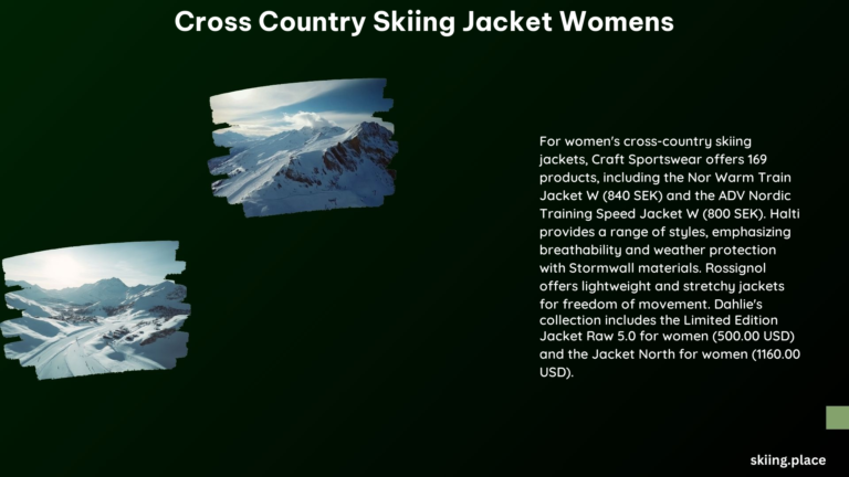 Cross Country Skiing Jacket Womens