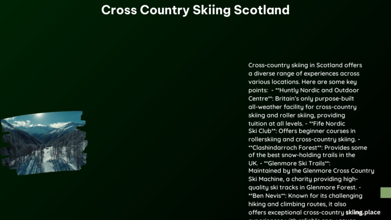 Cross Country Skiing Scotland