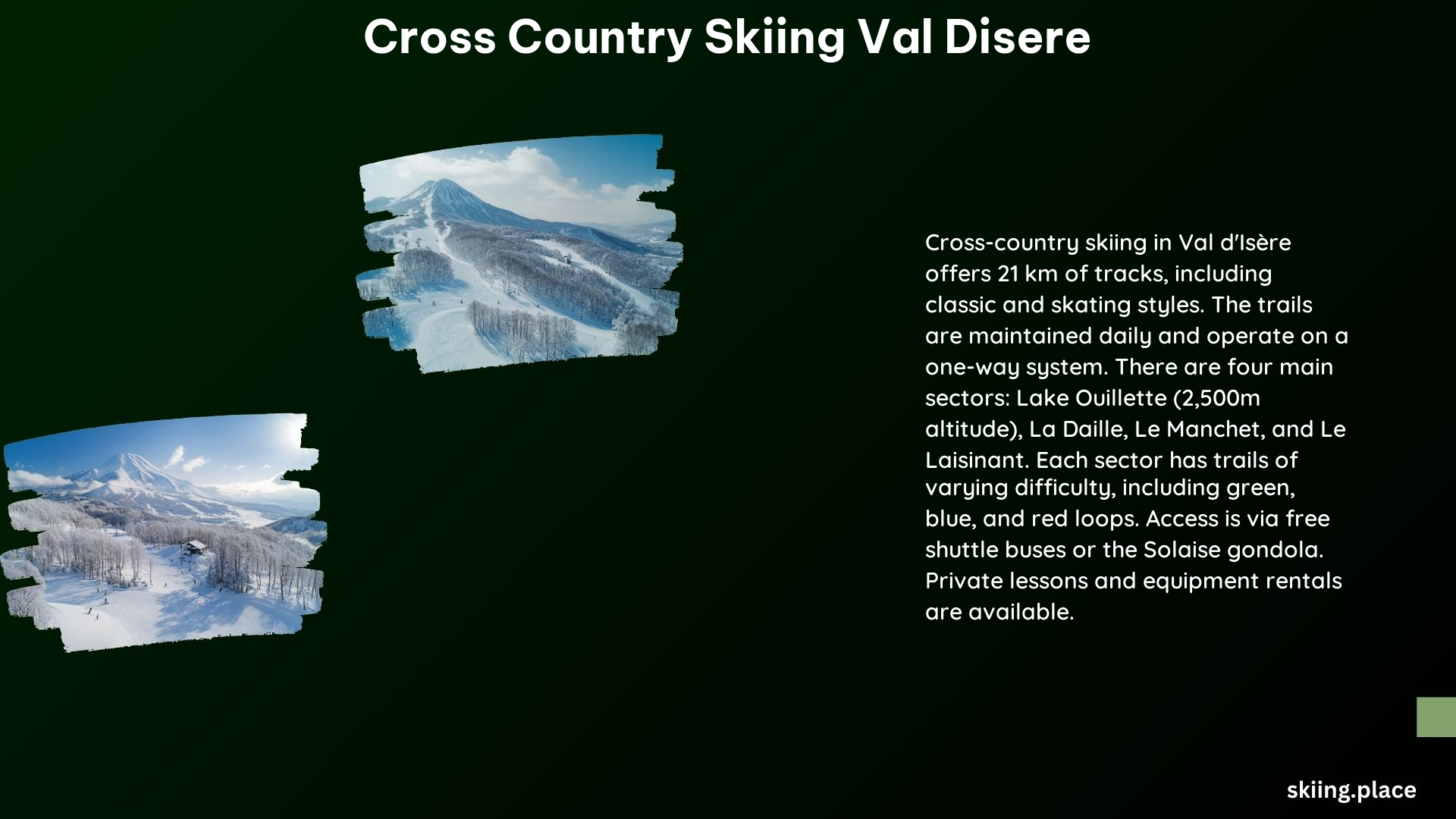 Cross Country Skiing Val Disere