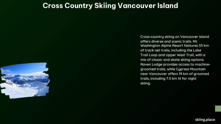 Cross Country Skiing Vancouver Island