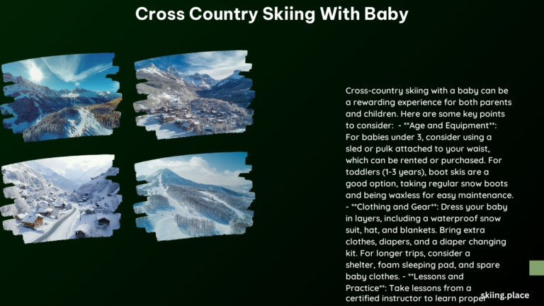 Cross Country Skiing With Baby