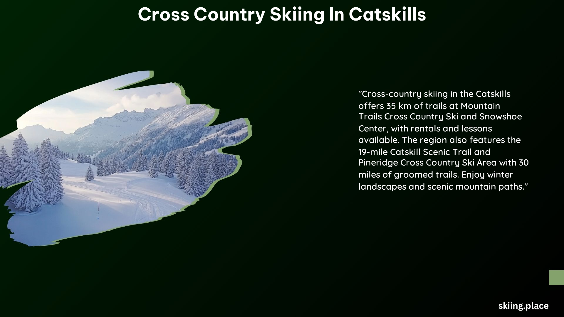 Cross Country Skiing in Catskills