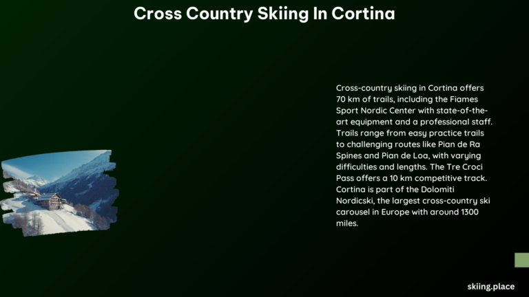 Cross Country Skiing in Cortina