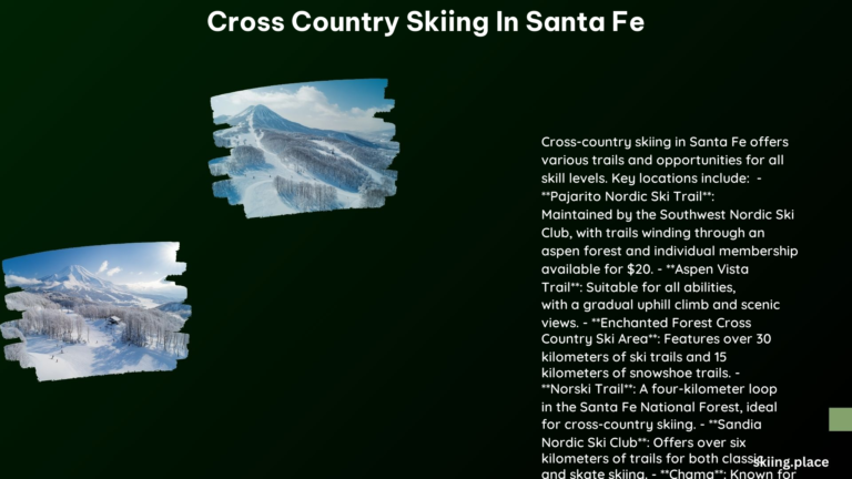 Cross Country Skiing in Santa Fe