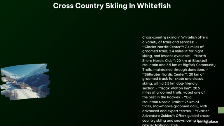 Cross Country Skiing in Whitefish