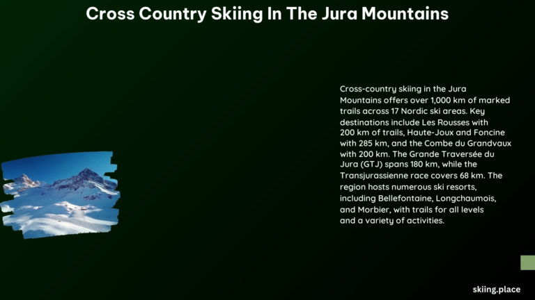 Cross Country Skiing in the Jura Mountains