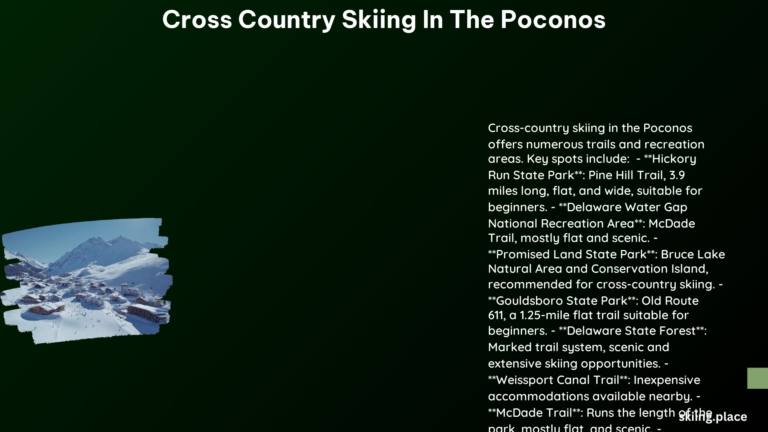 Cross Country Skiing in the Poconos