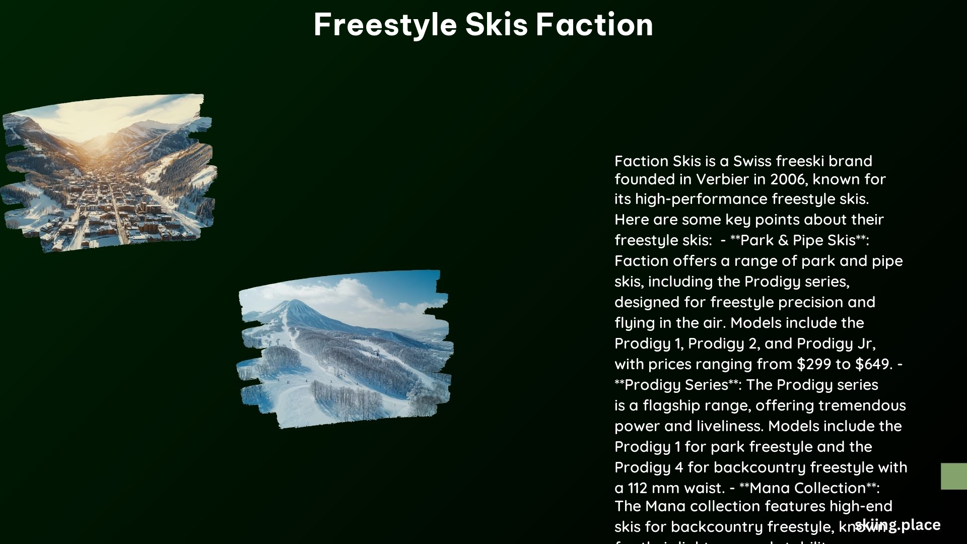 Freestyle Skis Faction