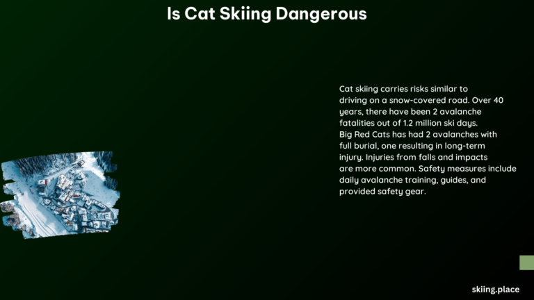 Is Cat Skiing Dangerous