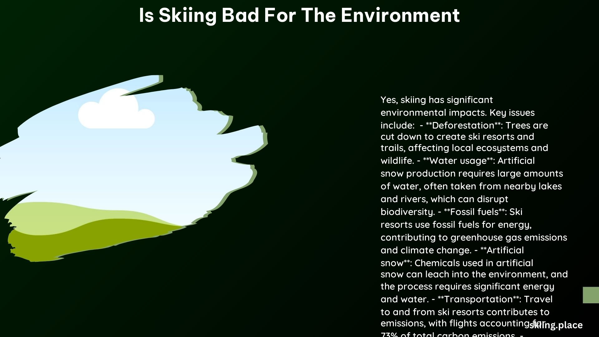 Is Skiing Bad for the Environment