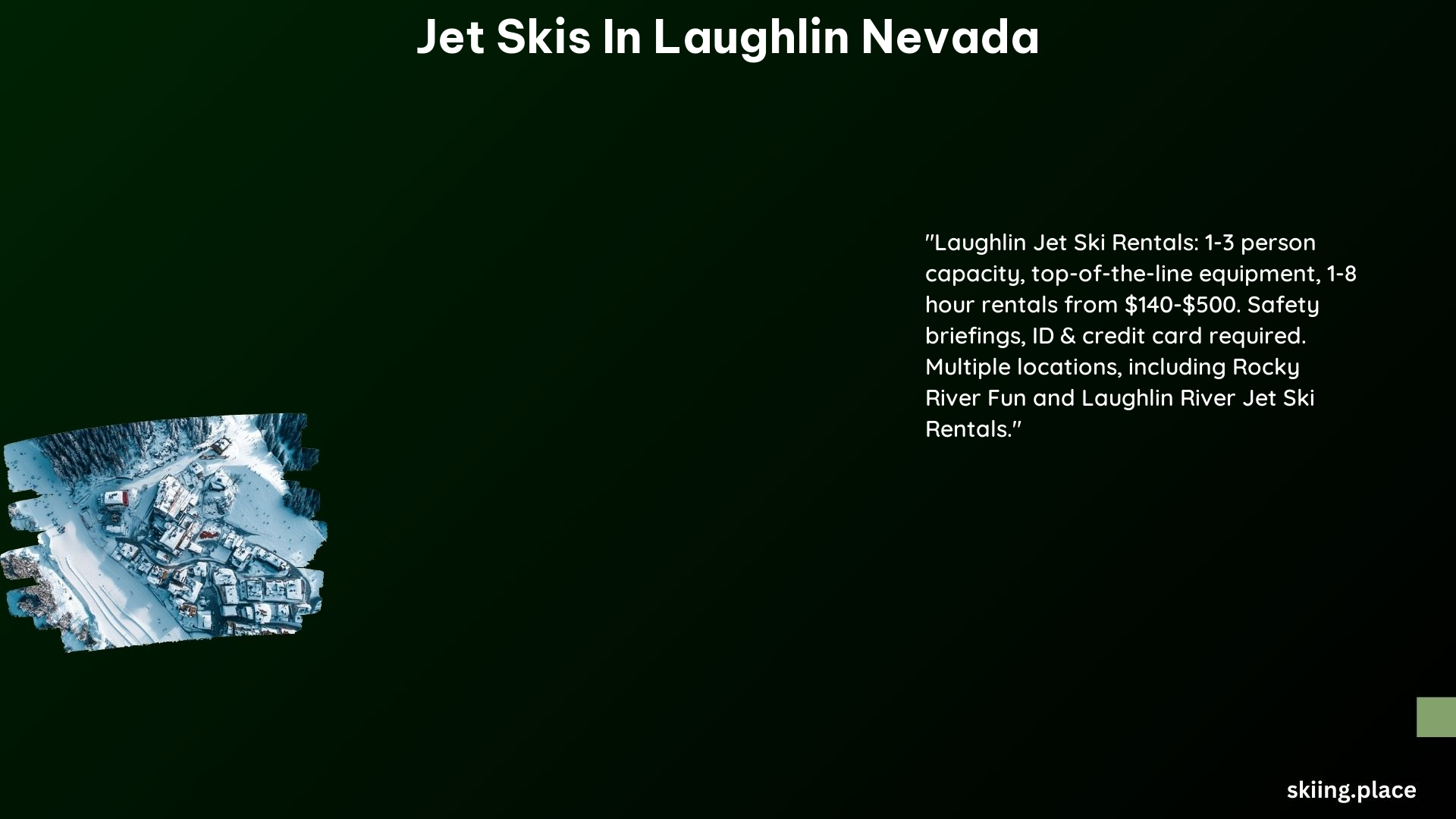 Jet Skis in Laughlin Nevada