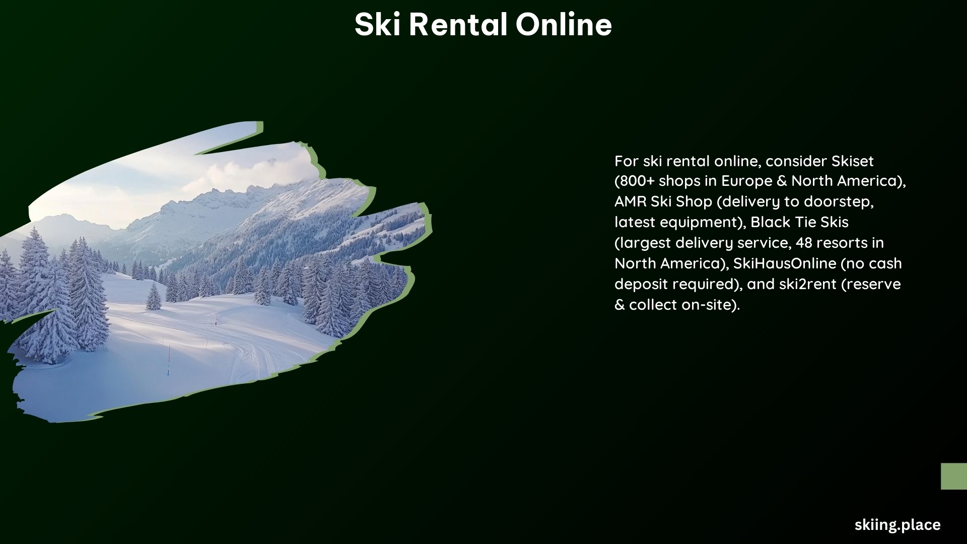 Ski Rental Online